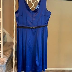 Versa wang satin finish party dress